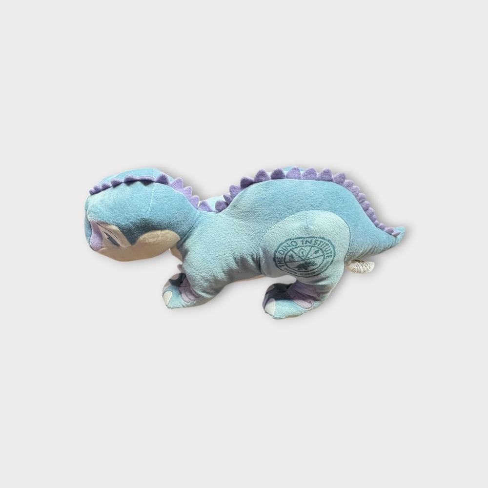 Disney Parks Animal Kingdom The Dino Institute Iguanodon Dinosaur Plush Blue - Picture 3 of 6
